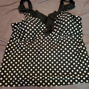 St Johns Bay Plus Size Swim Top